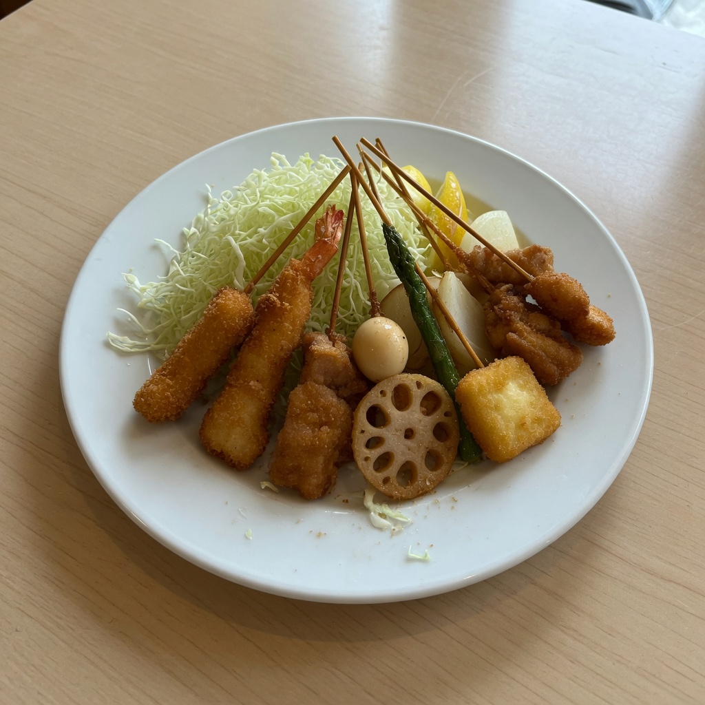 串カツ盛り